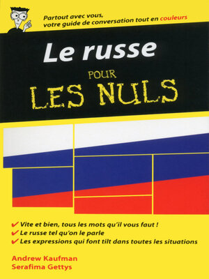 cover image of Le russe--Guide de conversation pour les Nuls, 2ème édition
